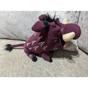 Pumbaa Pumba Plush Lion King Warthog Walt Disney Theatrical Stuffed Animal Toy